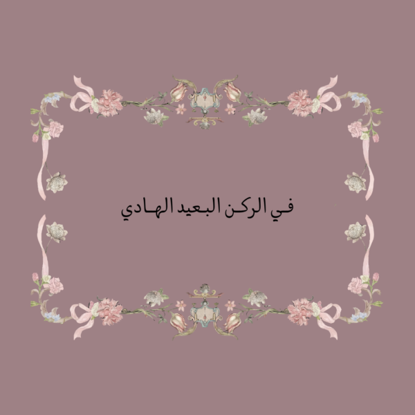 استكر في الركن البعيد الهادي